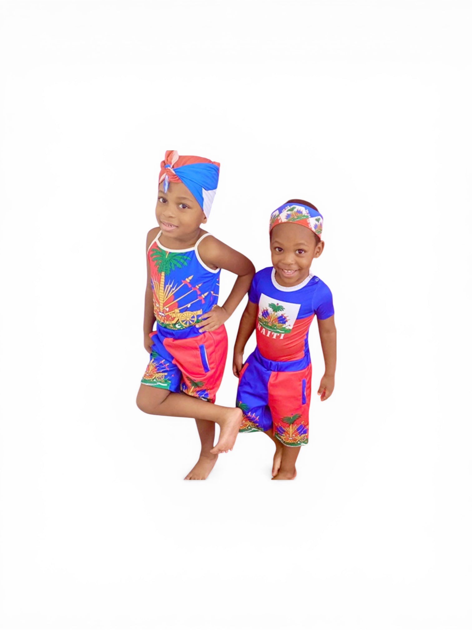 Haitian Flag Baby Onesie (18 Month) (14 month) Unisex/ Haitian Flag Collection