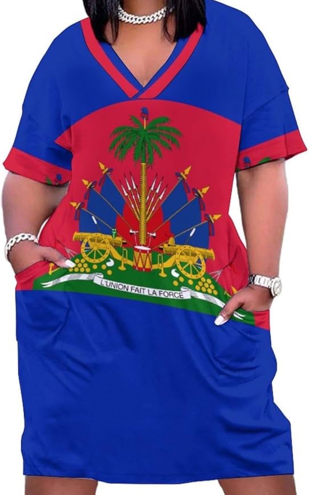 Haitian Heritage Dress 🇭🇹 | Culture & Pride Collection