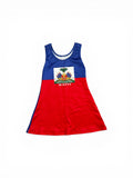 Haitian Flag Toddler Dress/ Cute Cultural Outfit For Girls
