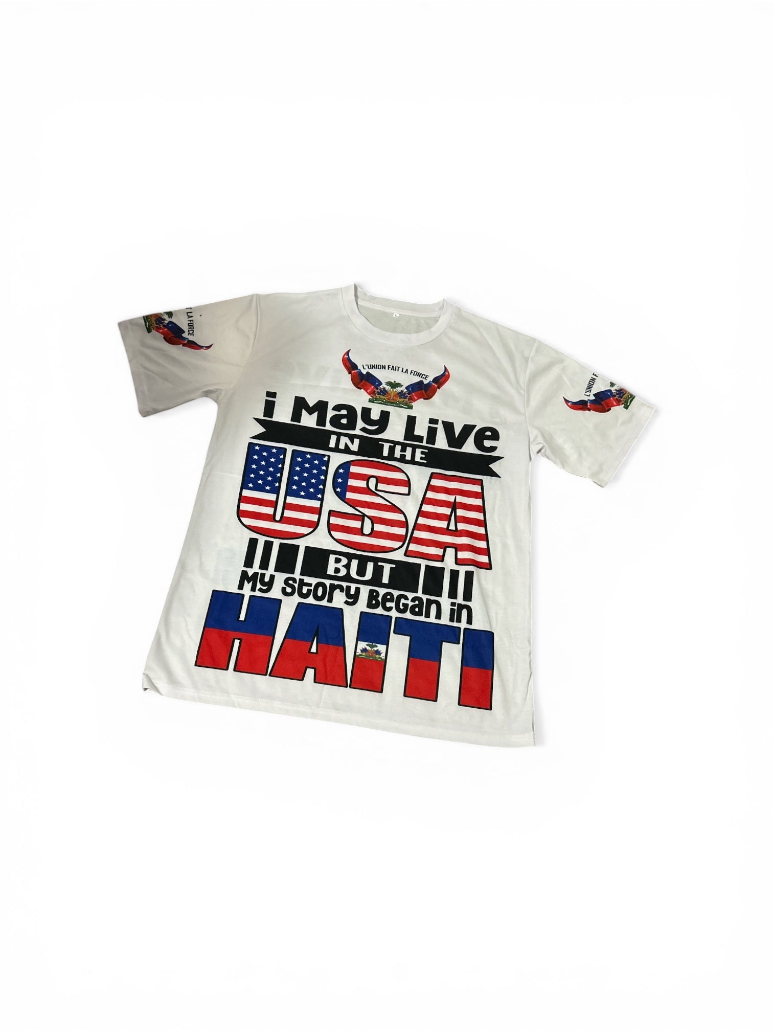 Haitian Pride " My Story Began In Haiti T- Shirt