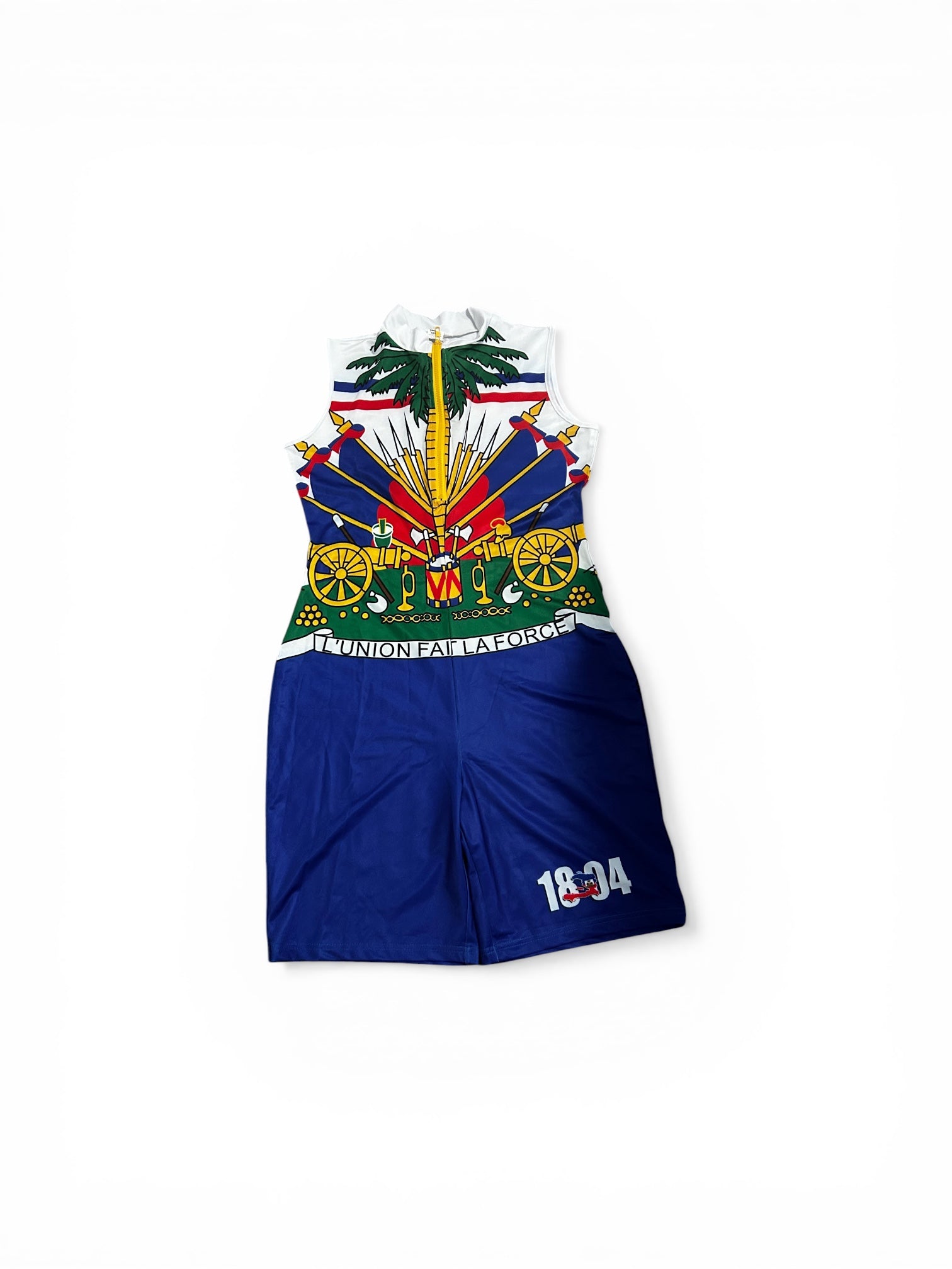Haitian Flag One Piece Outfit/ Haitian Pride Collection