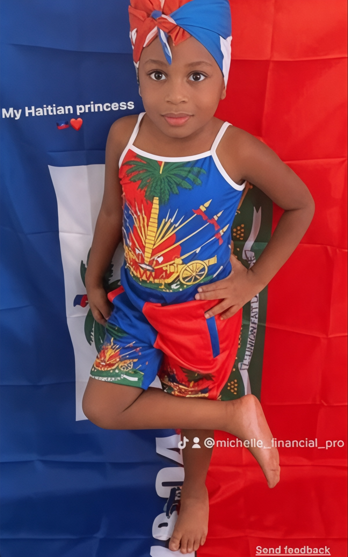 Haitian Flag Bandana/ 1804 Edition ( Head Wrap/Scarf